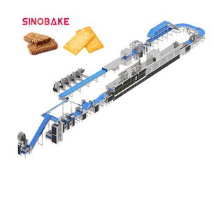 Sinobake hohe Kapazität weiche und harte Kekse -Produktionslinie 