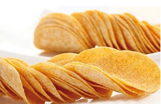  Kartoffelchips mit hoher Kapazität Automatische Kekse Produktionslinie